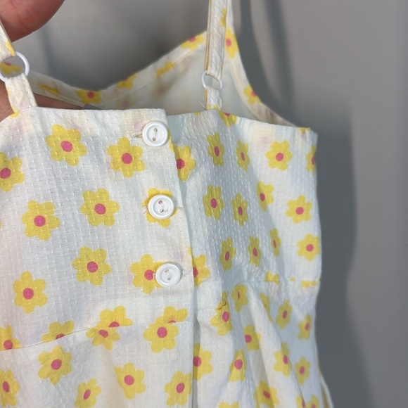 Cynthia Rowley Yellow And White Floral Dress Size 8 - Picture 12 of 15